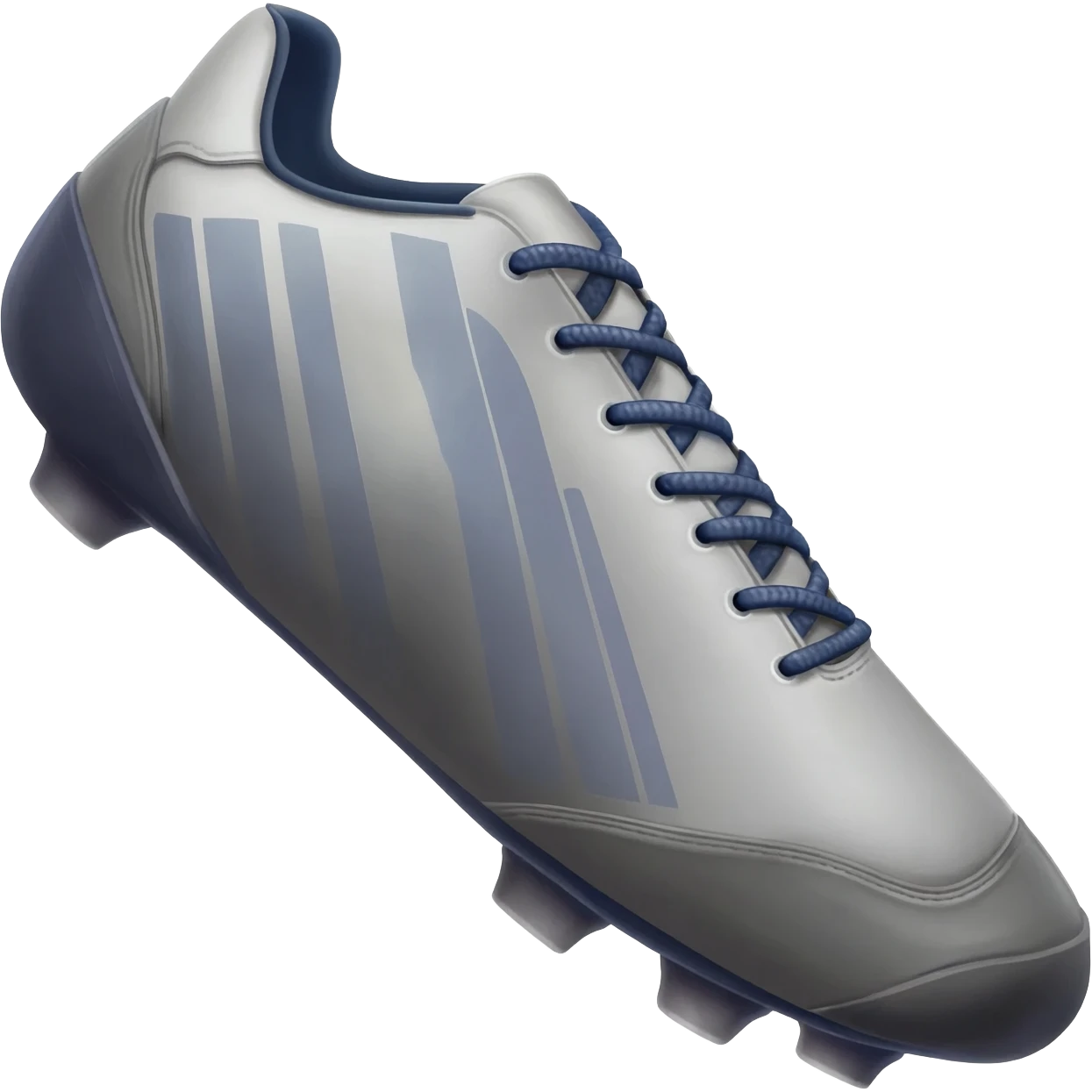 a soccer shoe with spike cleats emoji