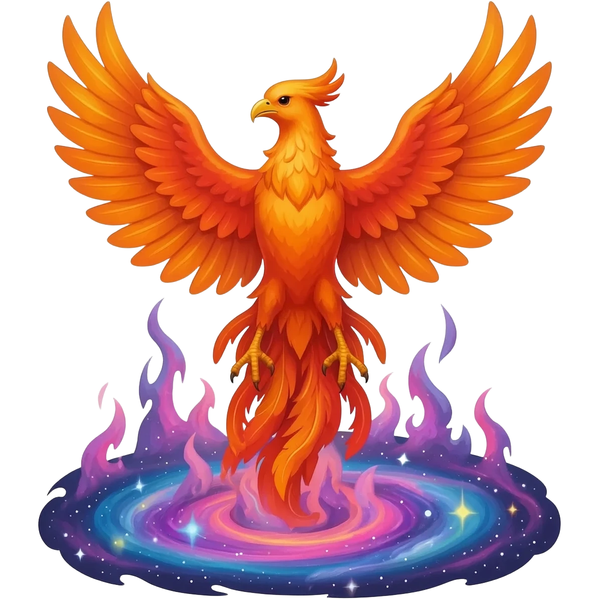 23. phoenix galaxy rebirth emoji
