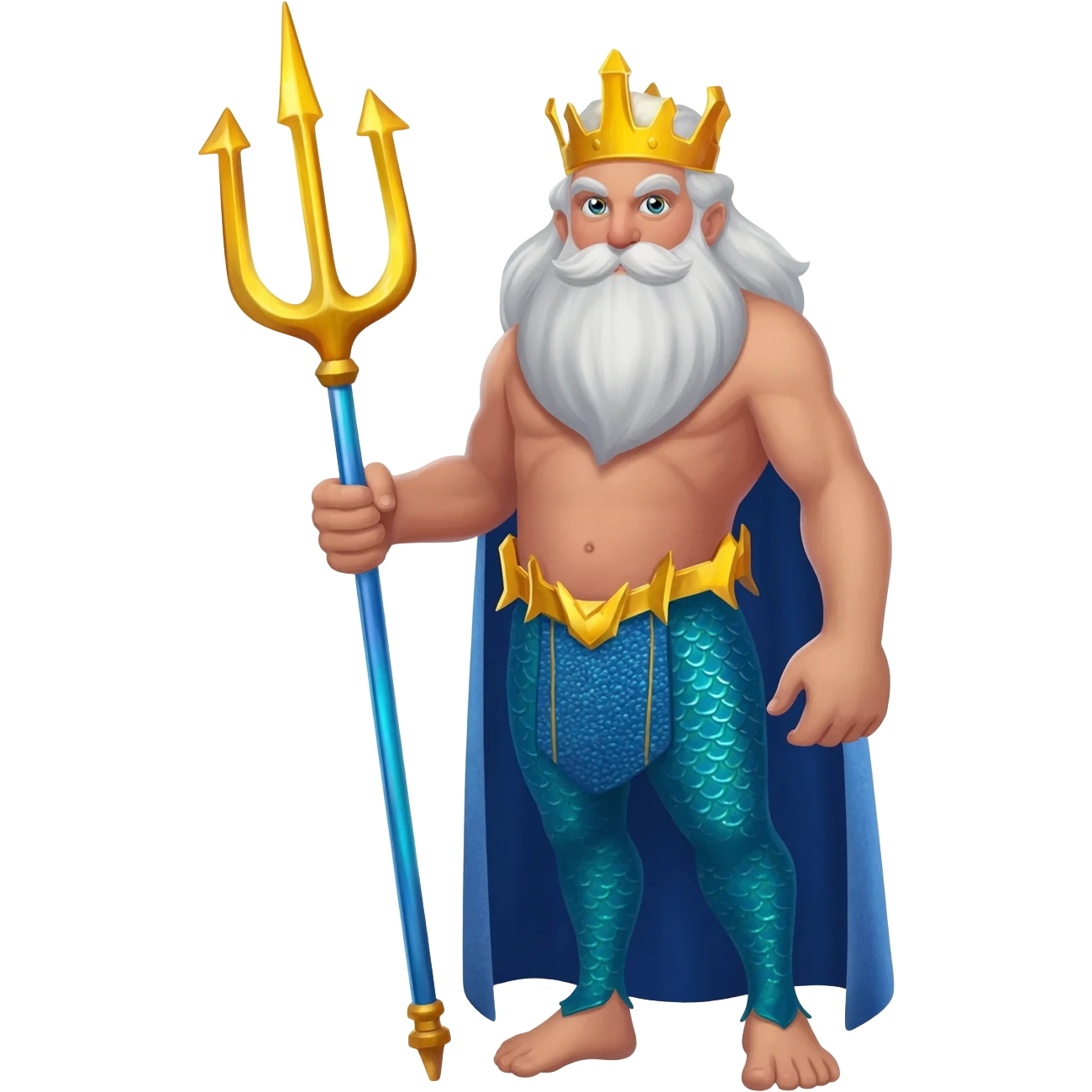 King Triton with a trident emoji