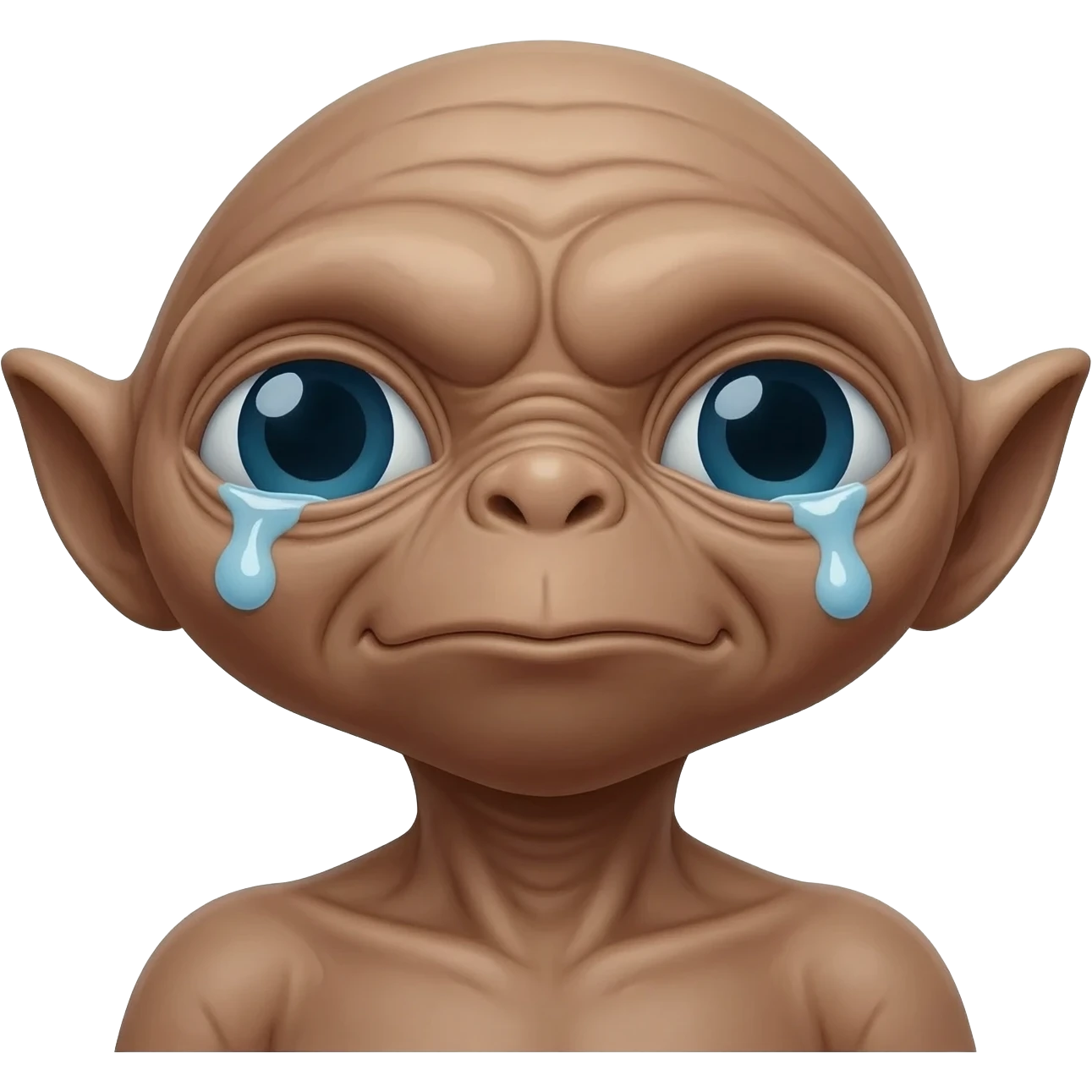 E.T. The Extra-Terrestrial from the movie getting sick emoji