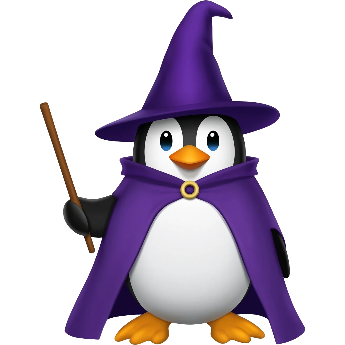 Penguin Wizard emoji