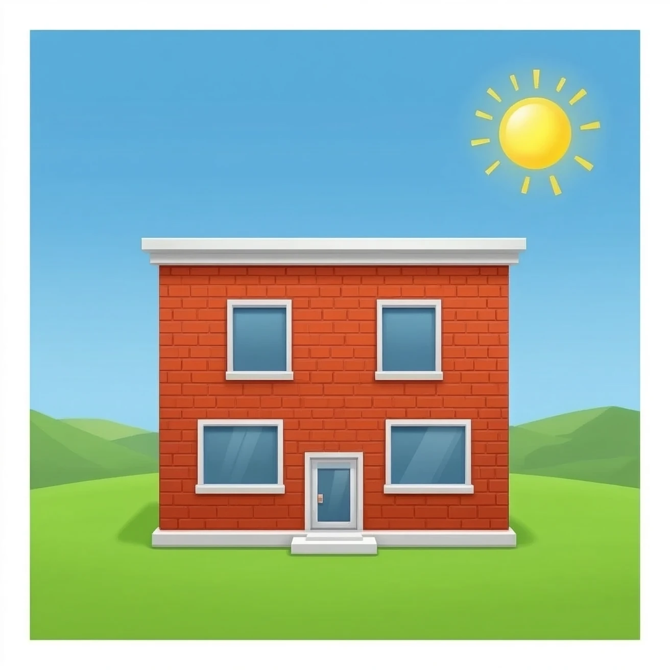 small building emoji