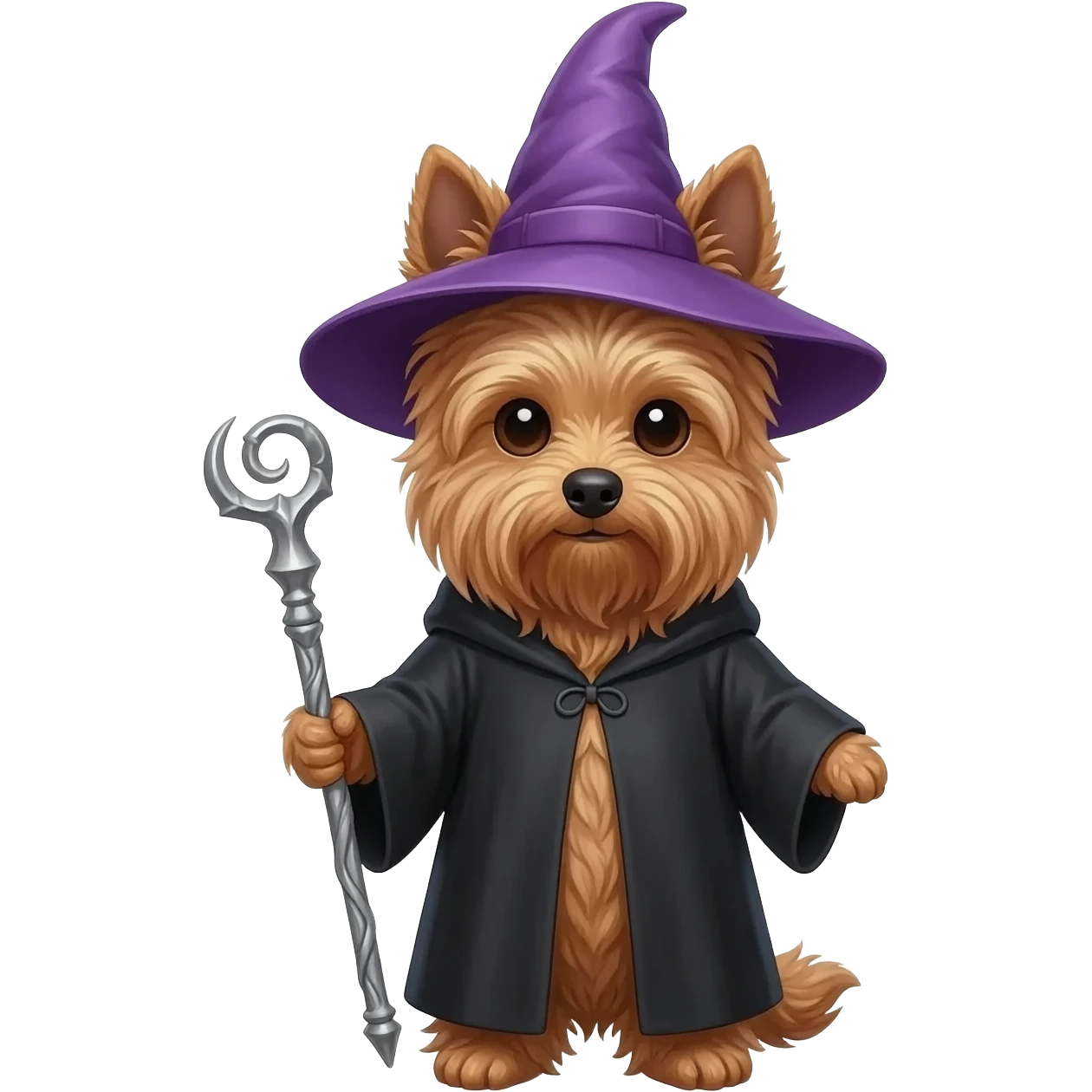 Dog wizard emoji
