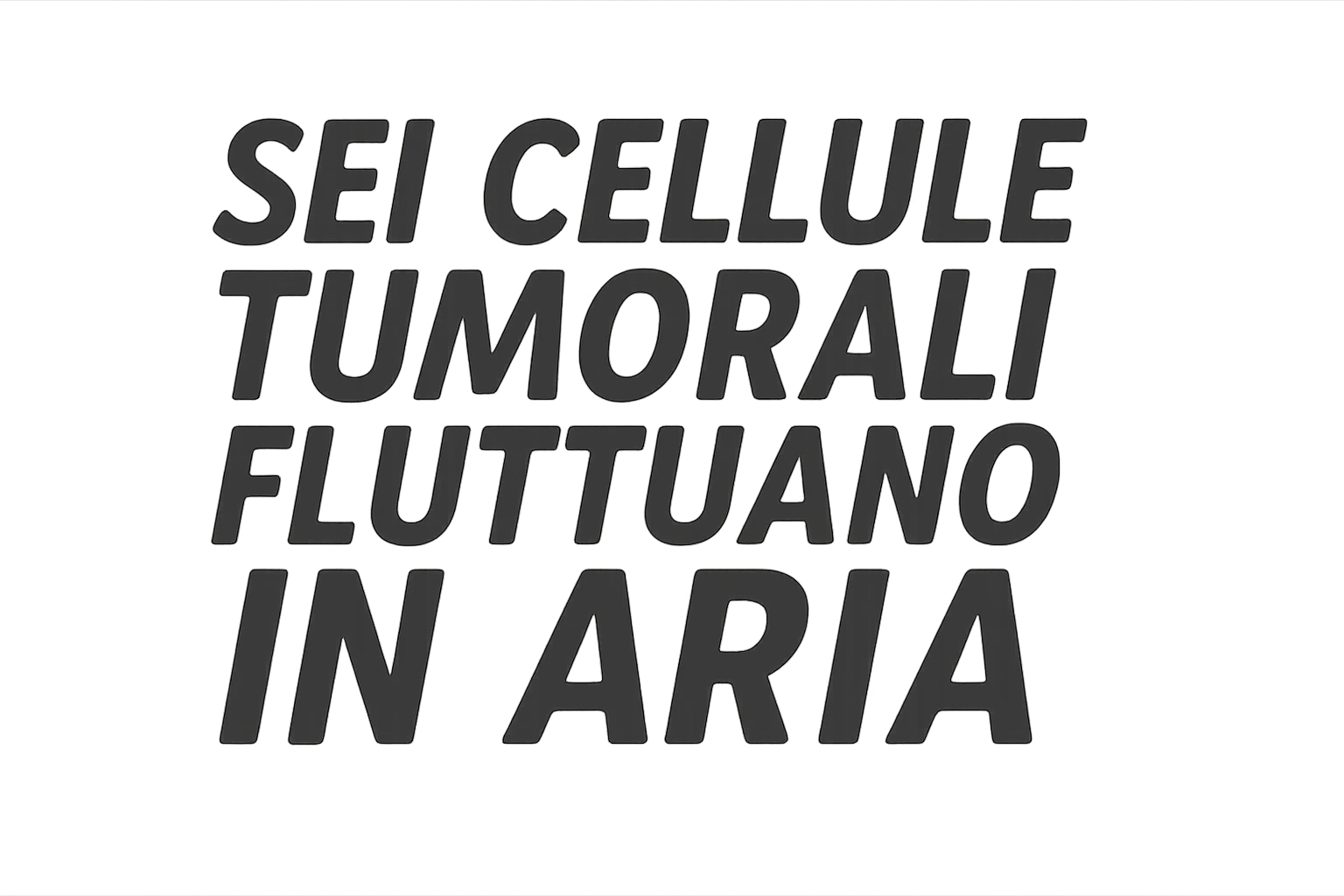 SEI CELLULE TUMORALI FLUTTUANO IN ARIA emoji