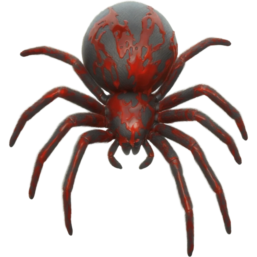 I need in bloody spider emoji
