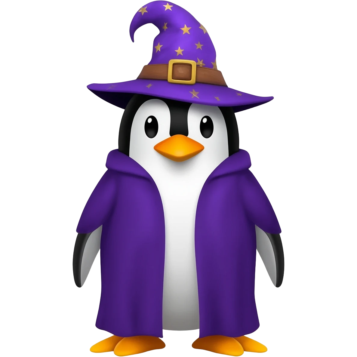 Penguin Wizard emoji