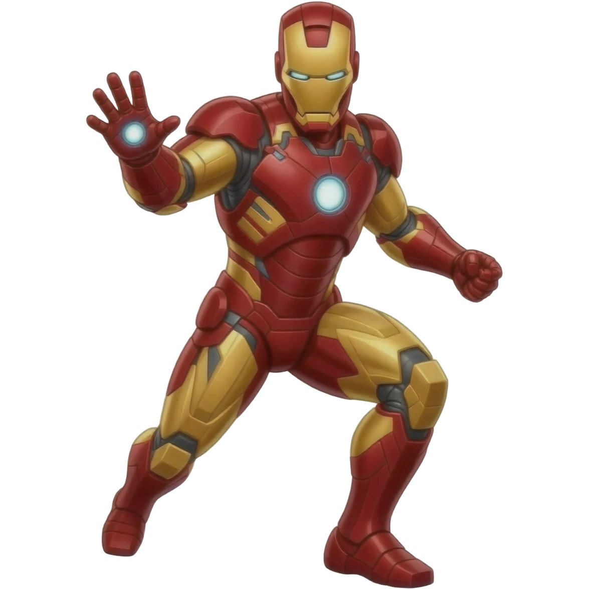 Ironman landing pose emoji