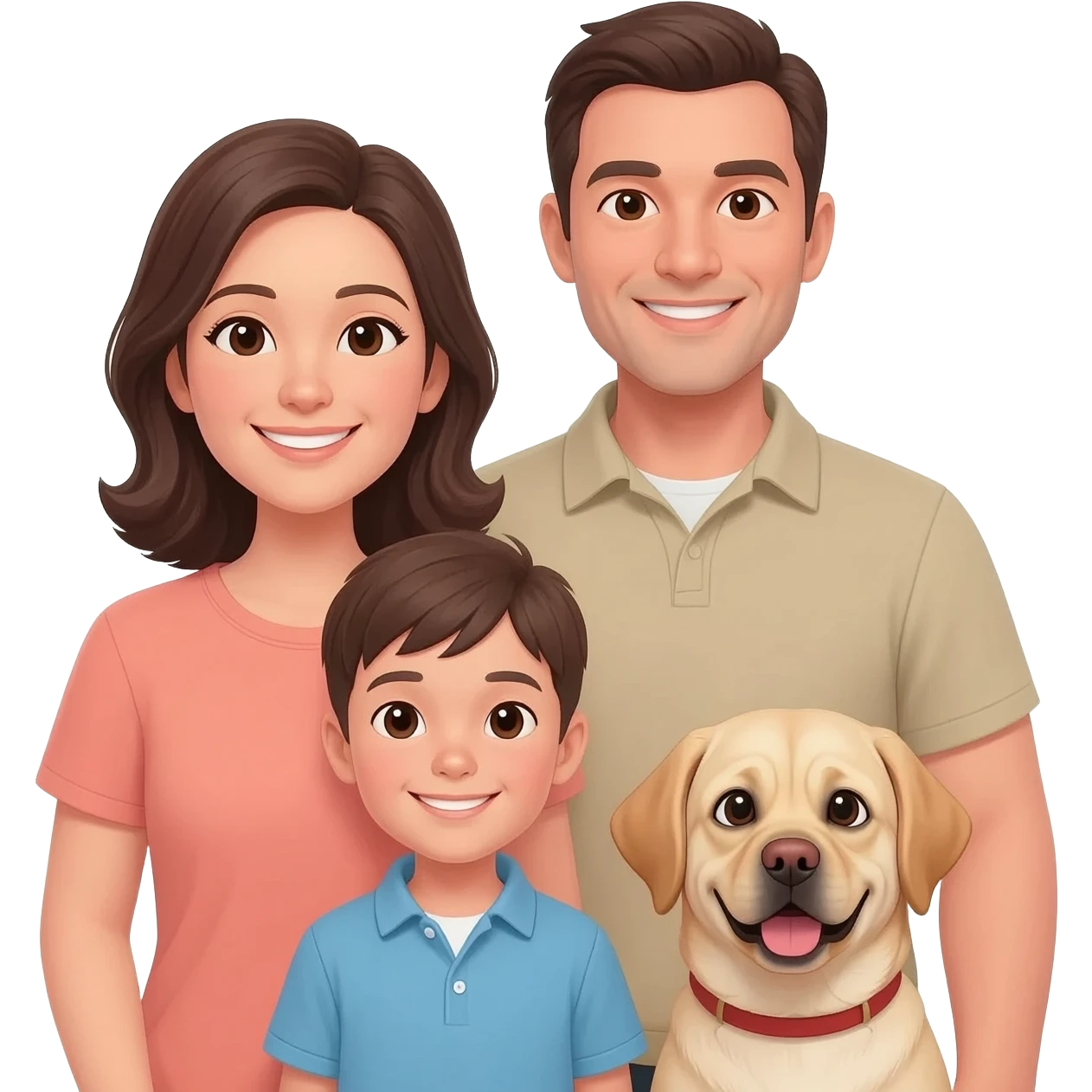 Pixar Cartoon Family emoji