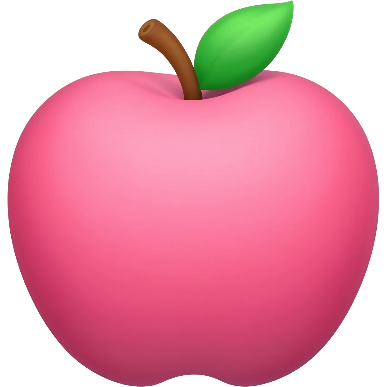 pink apple emoji