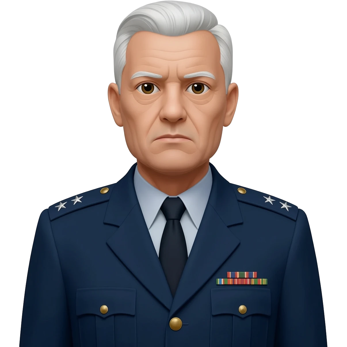 General 3 stars emoji