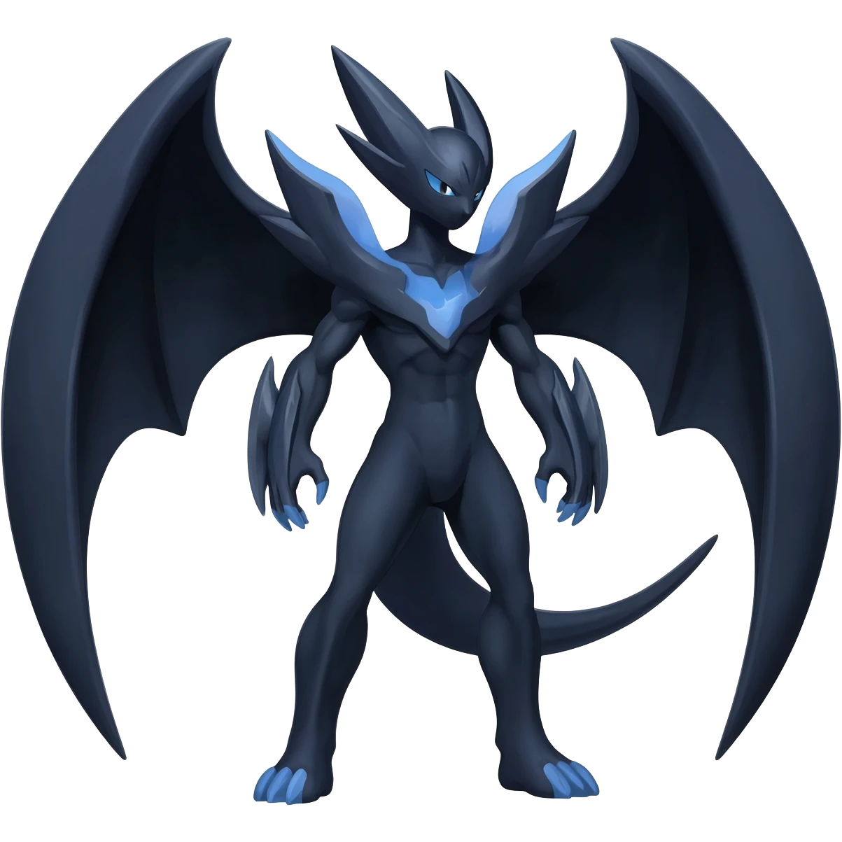 Darkrai-Deoxys-Palkia-fusion, full body emoji