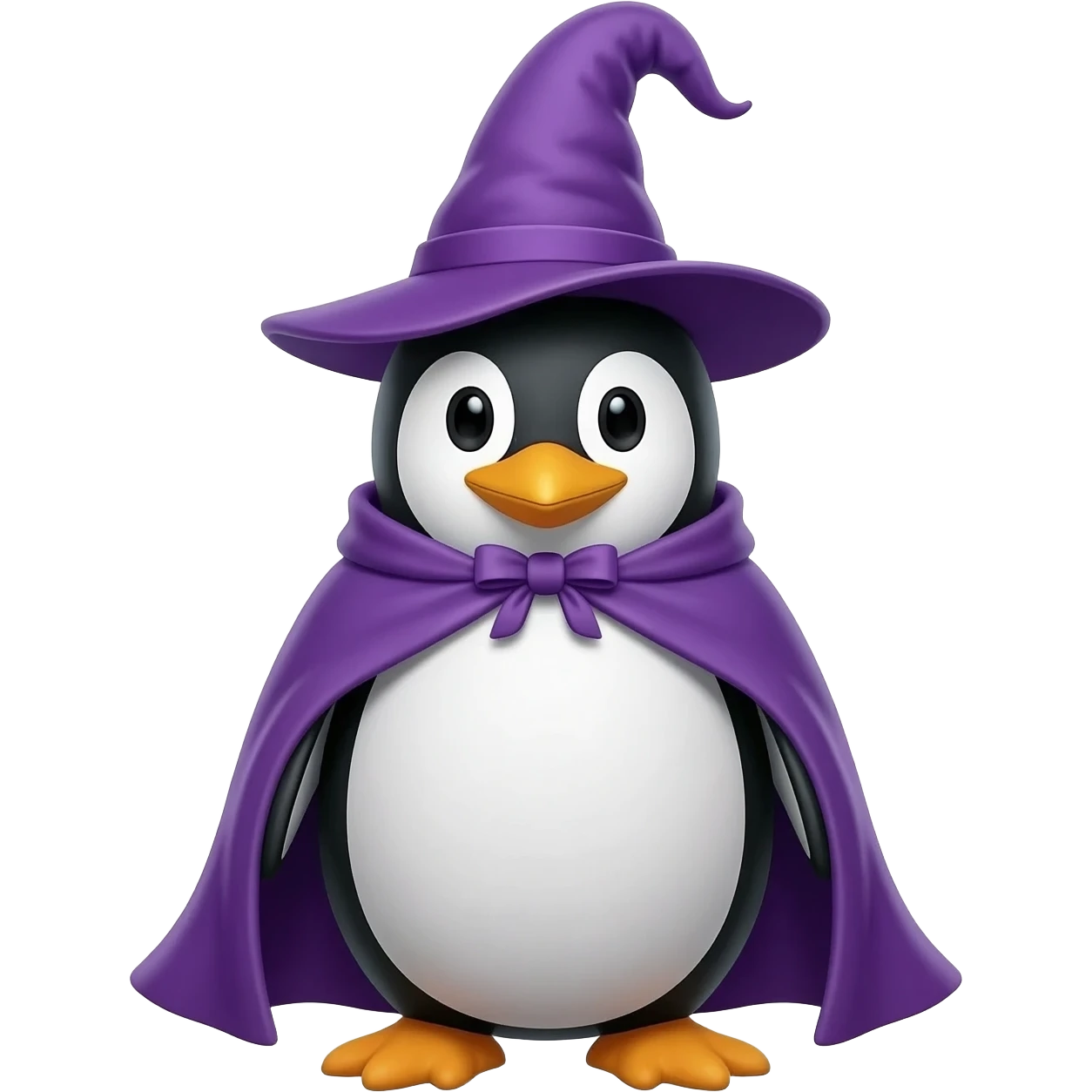 Penguin Wizard emoji