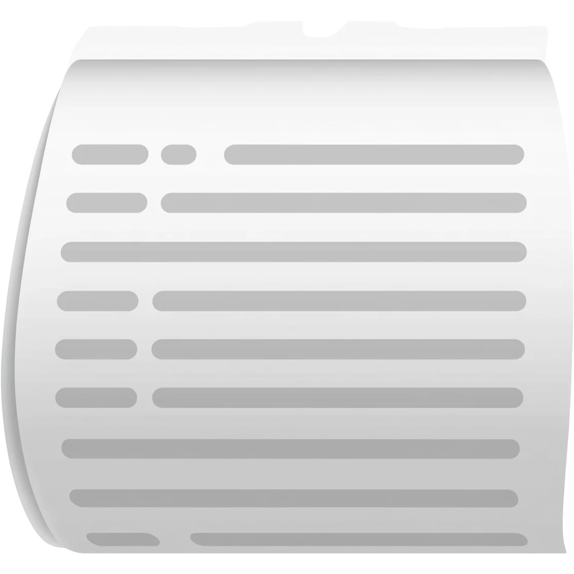 White Electric bill emoji