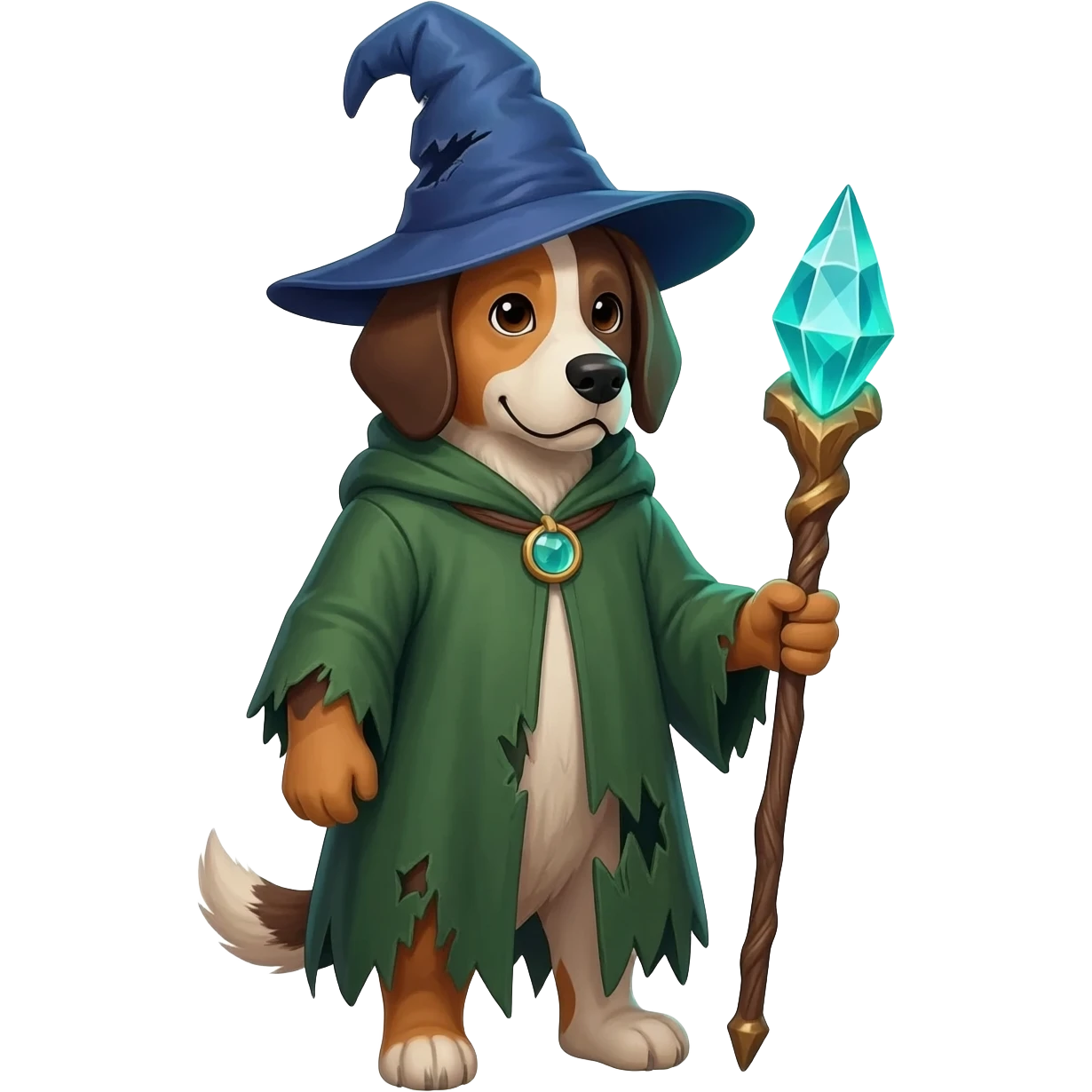 Dog wizard emoji