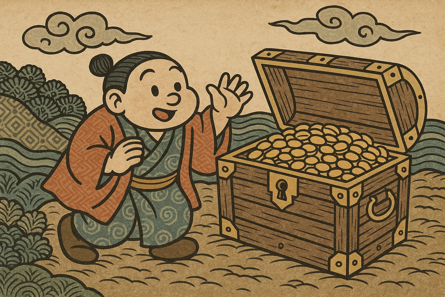 medieval gold chest emoji