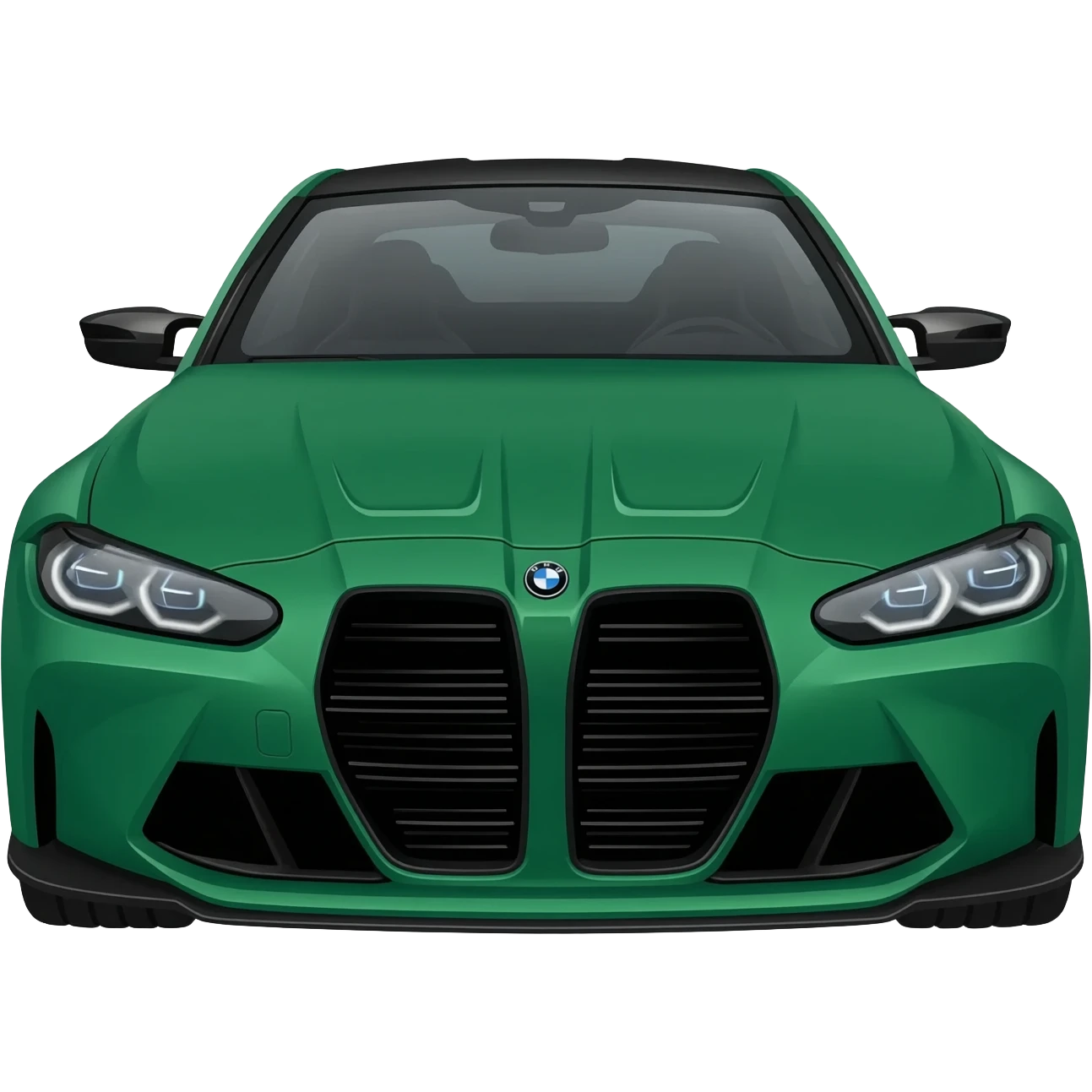 Bmw 2024 m3 cs green front emoji