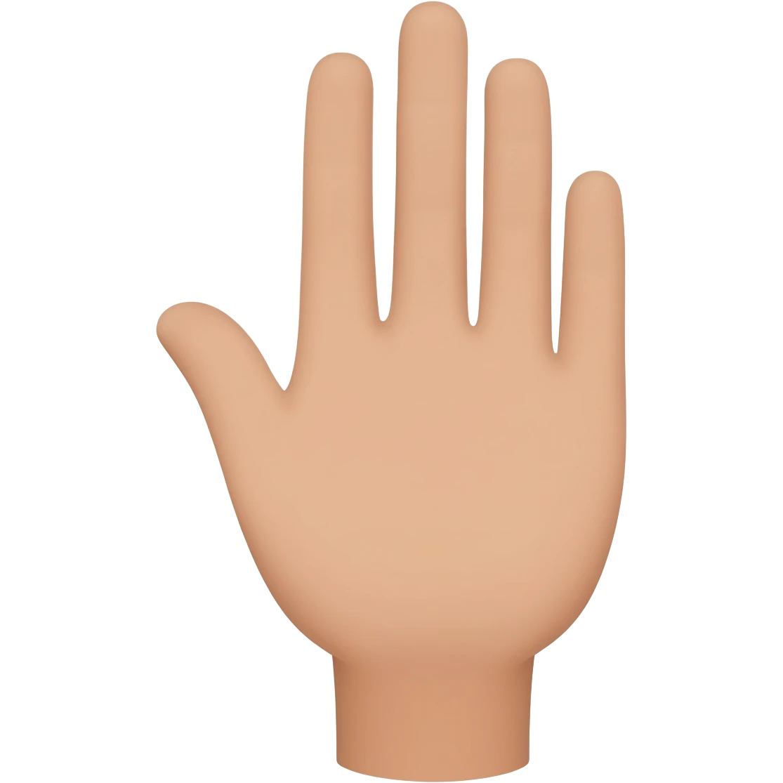 Three-finger salute emoji