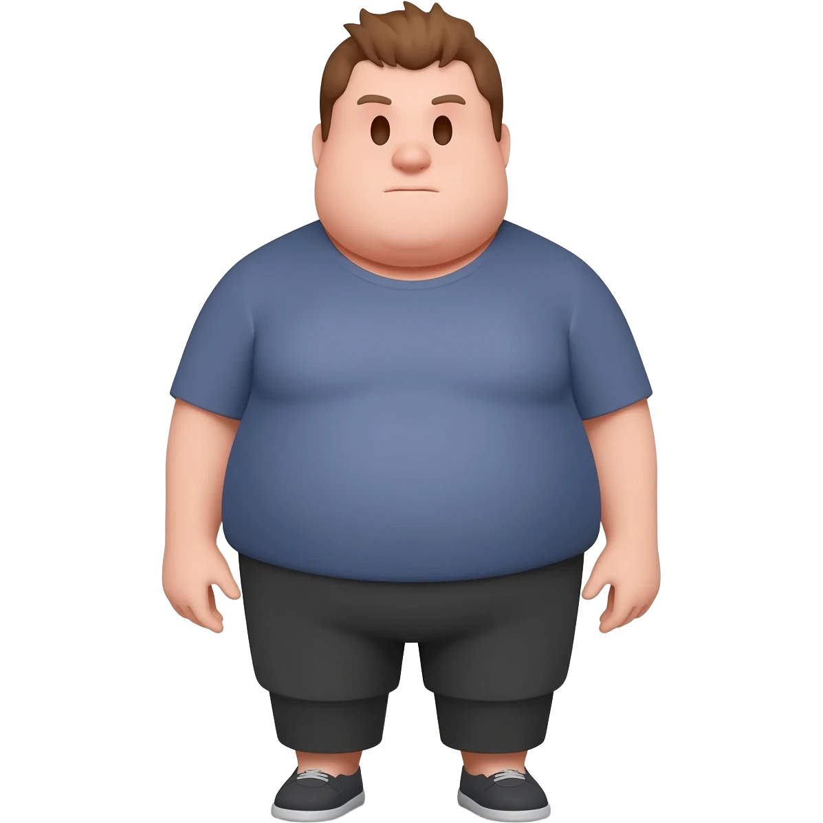fat person emoji