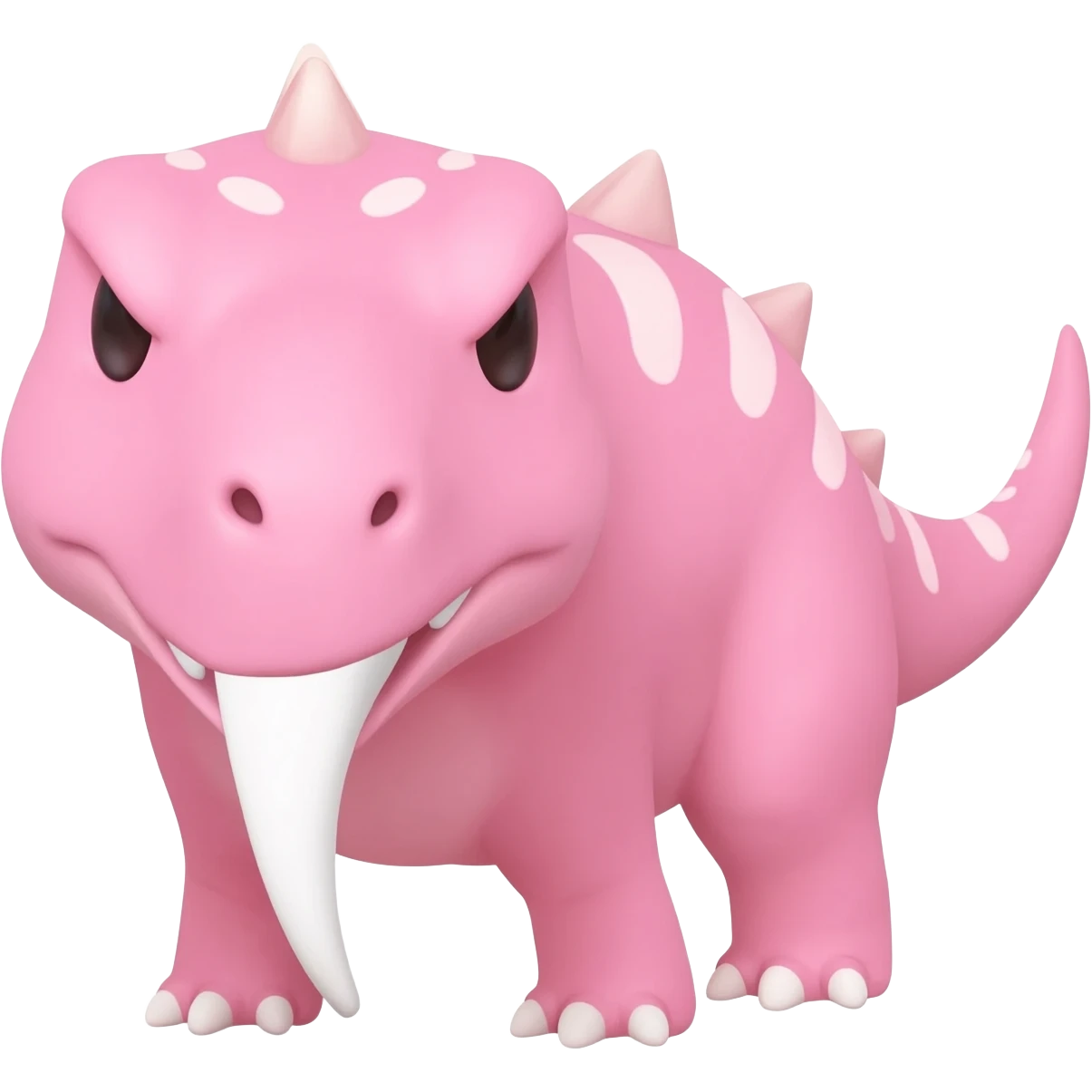 horny pink dinosaur emoji
