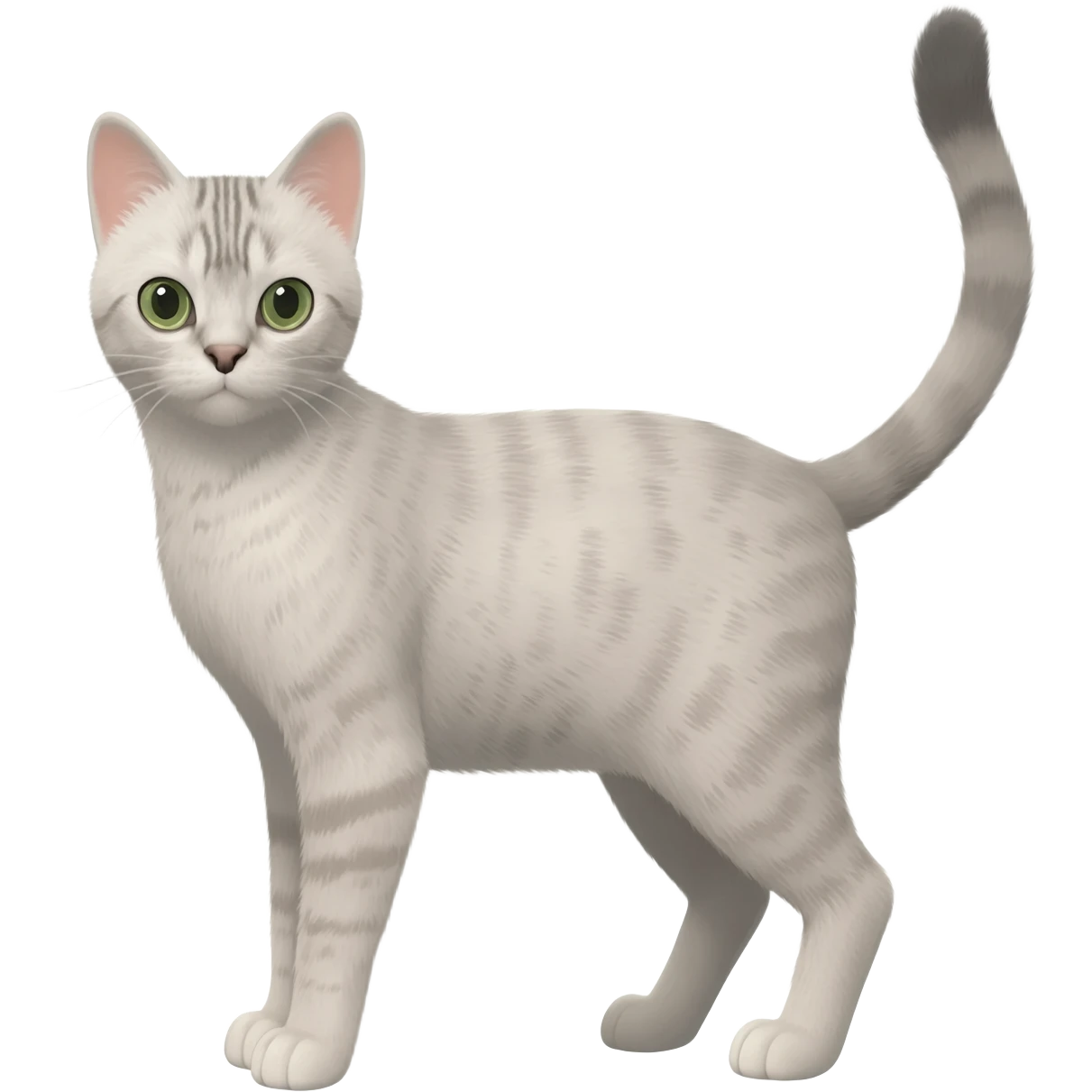 Бенгальская кошка белого окраса emoji