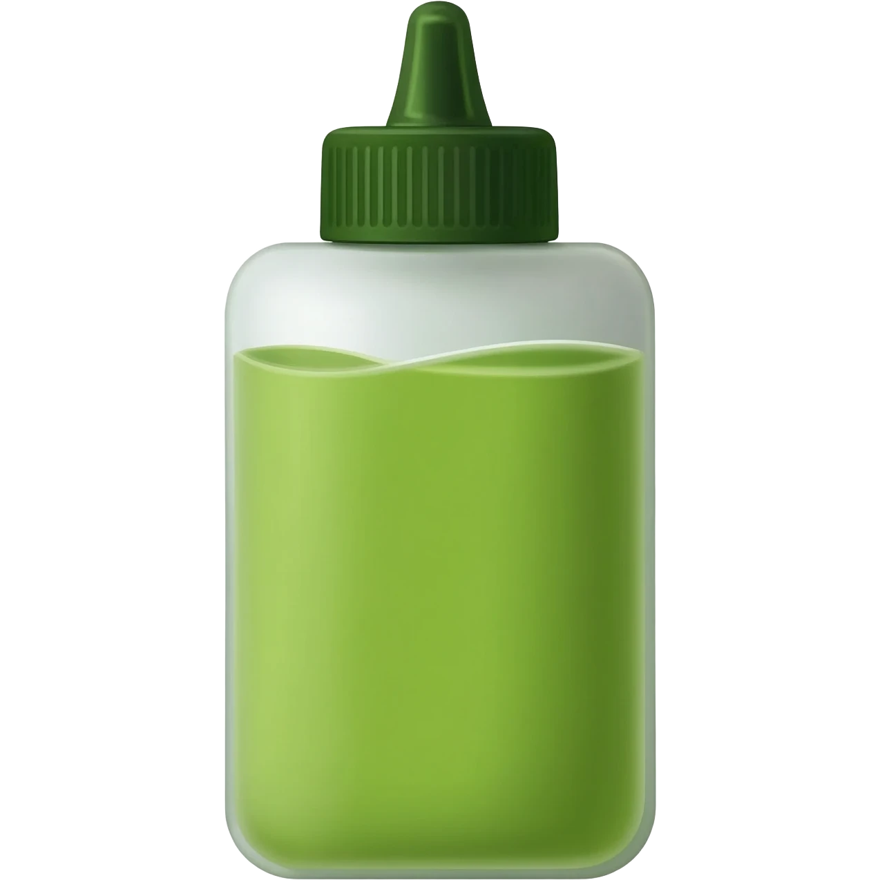 green tea in a slim squeeze bottle emoji