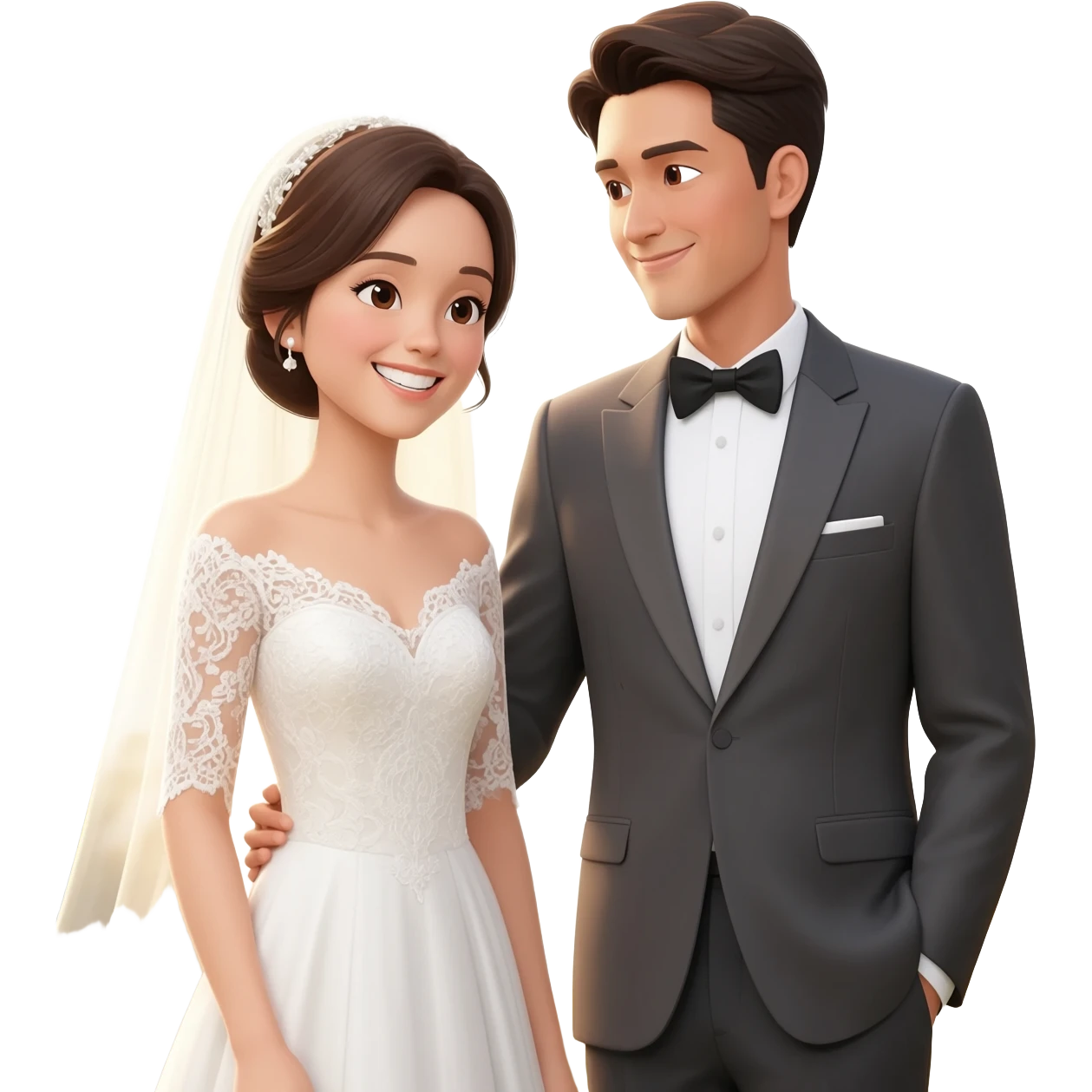 Wedding couple emoji