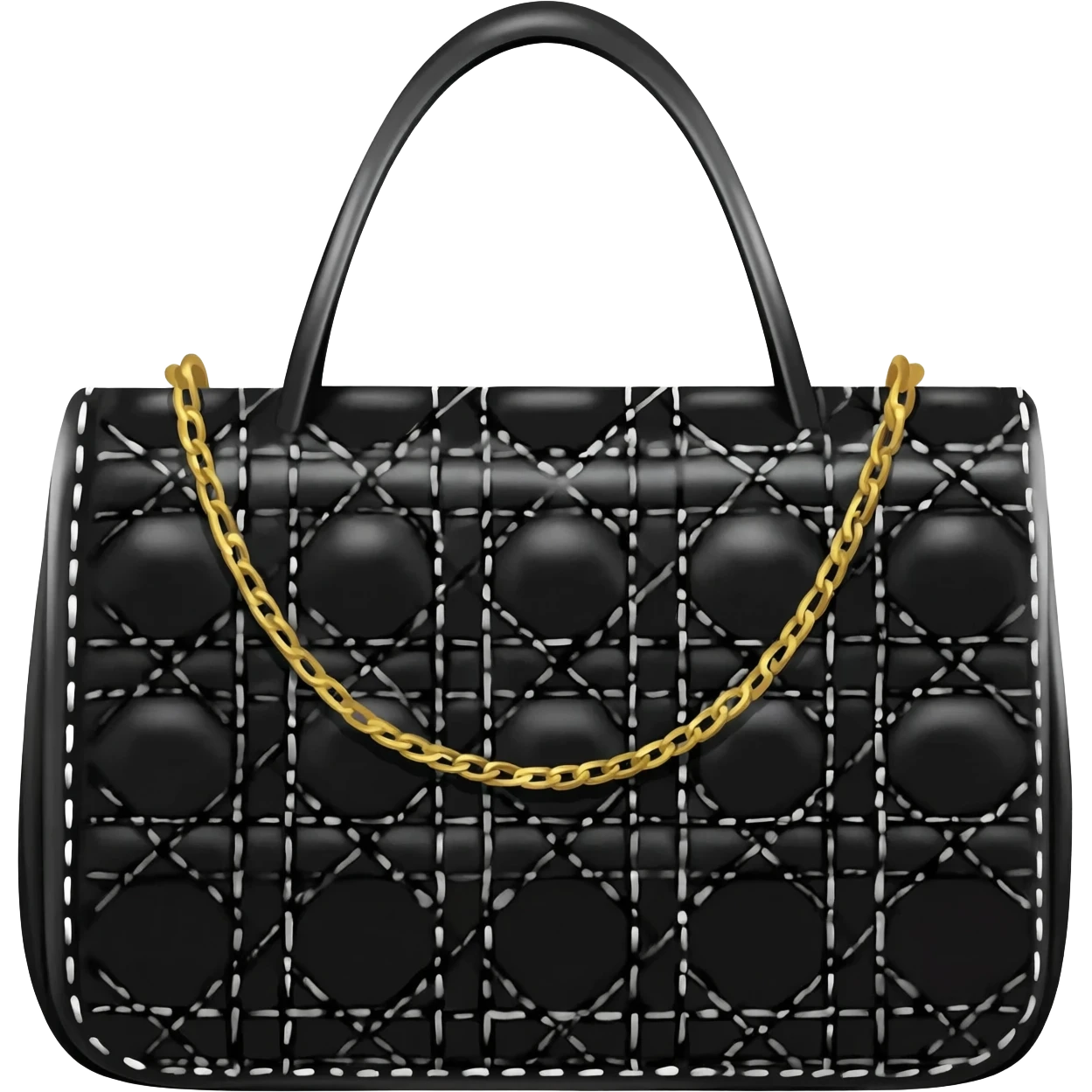 black color lady dior bag emoji