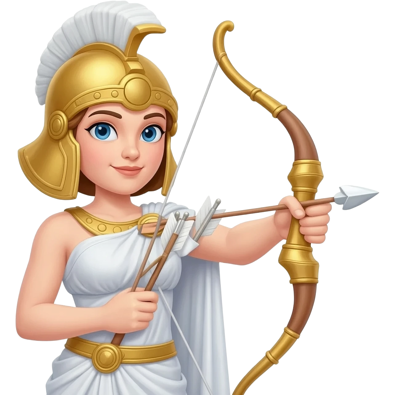 artemis bow arrow  greek god emoji