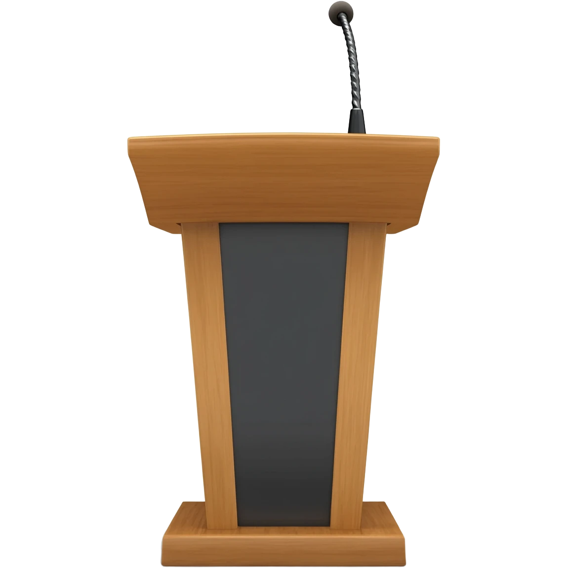 Podium lectern without microphone emoji
