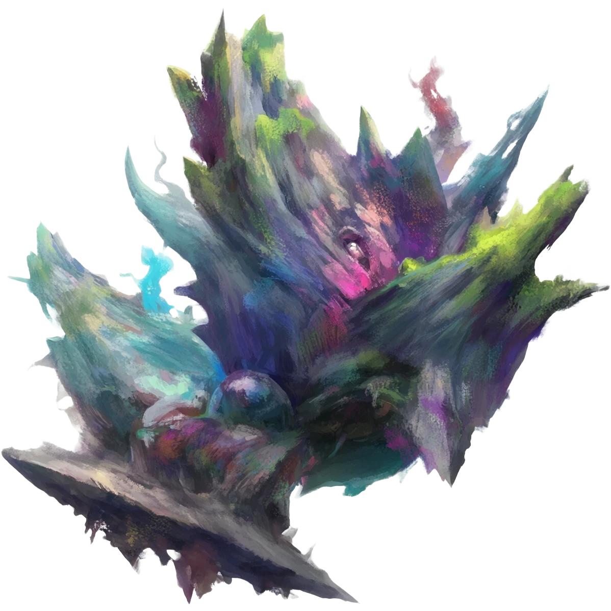  Epic painted artistic abstract complex detailed aesthetic-Fakémon-creature-scenery emoji