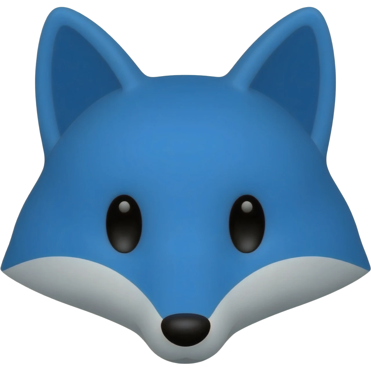 Emoji blue fox emoji