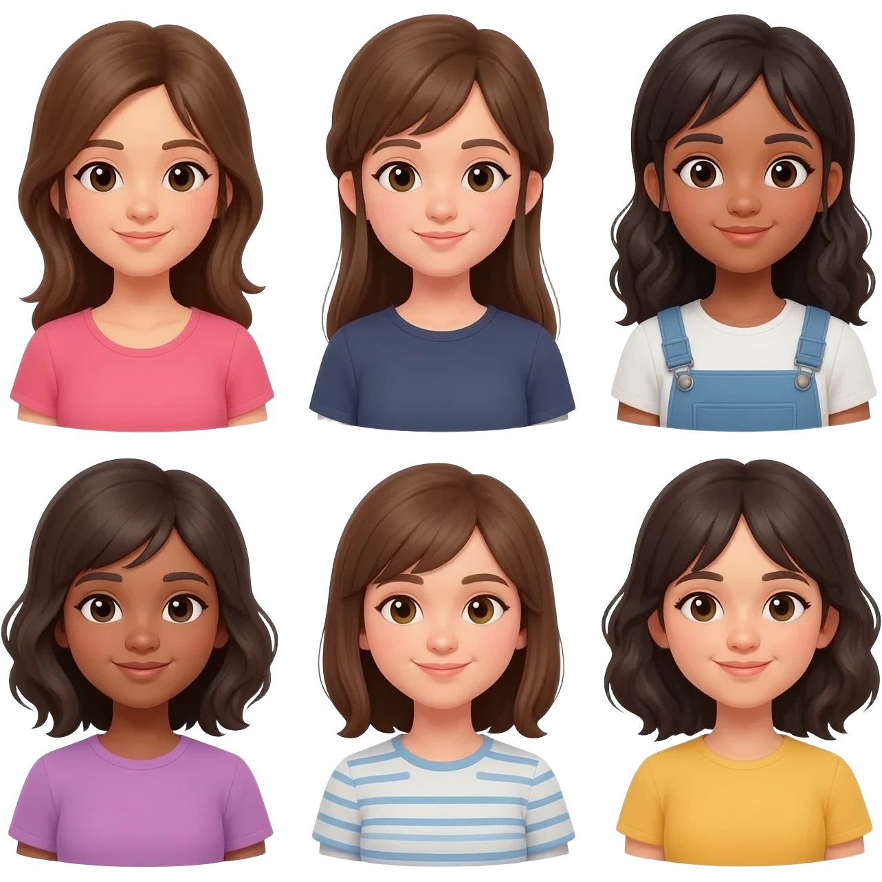 Manifest 6 girls group emoji