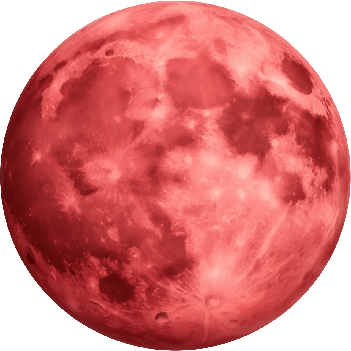 Red moon emoji