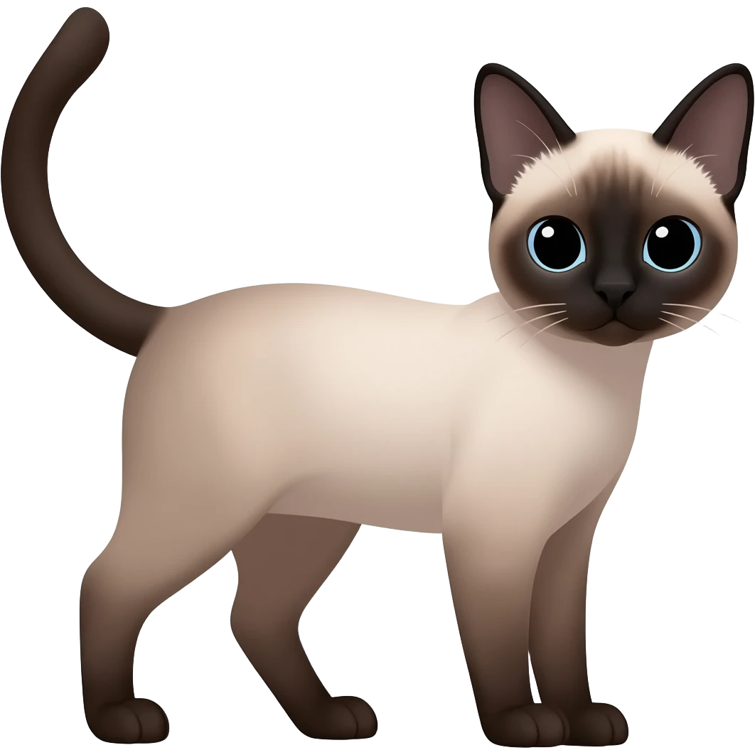 Cat siamês emoji
