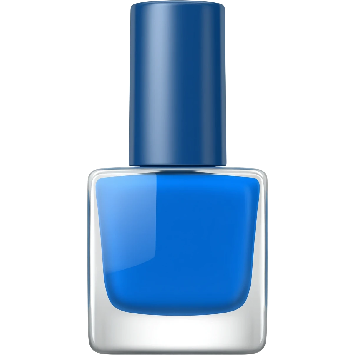 blue nail polish bottle emoji