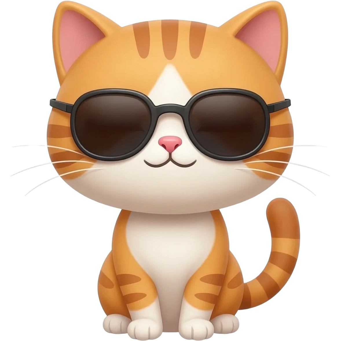 Cat wearing sunglasses emoji