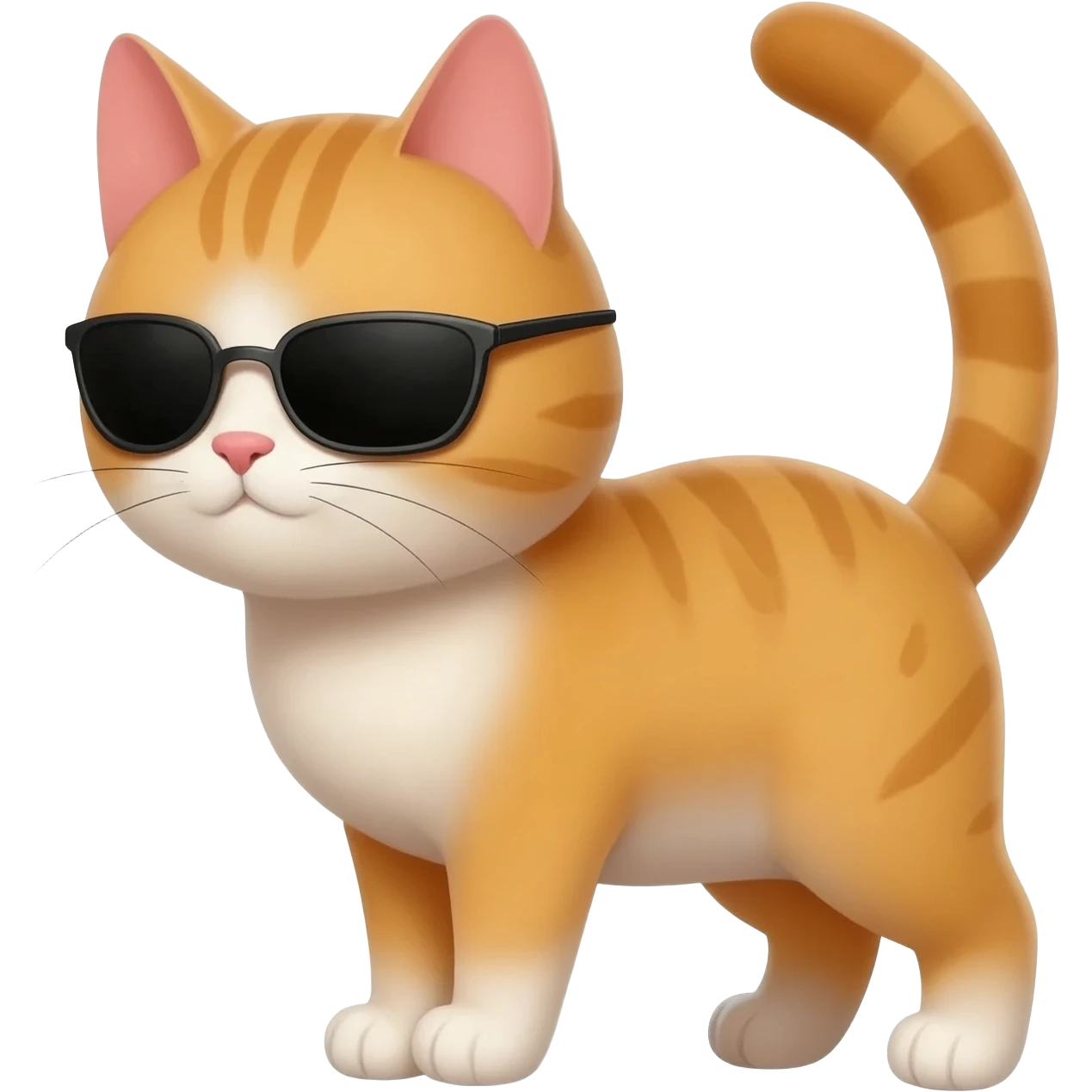 Cat wearing sunglasses emoji