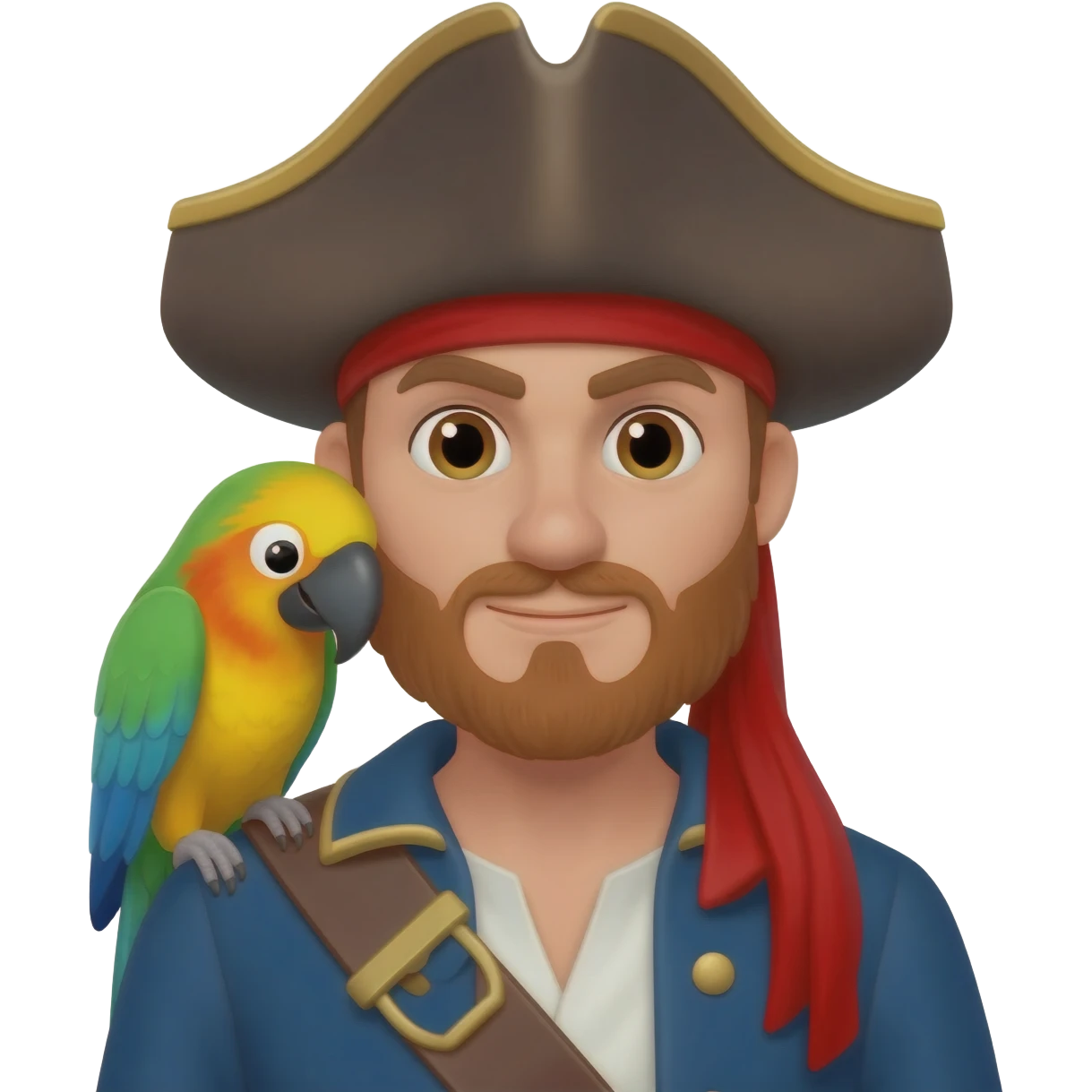 pirate and parrot emoji