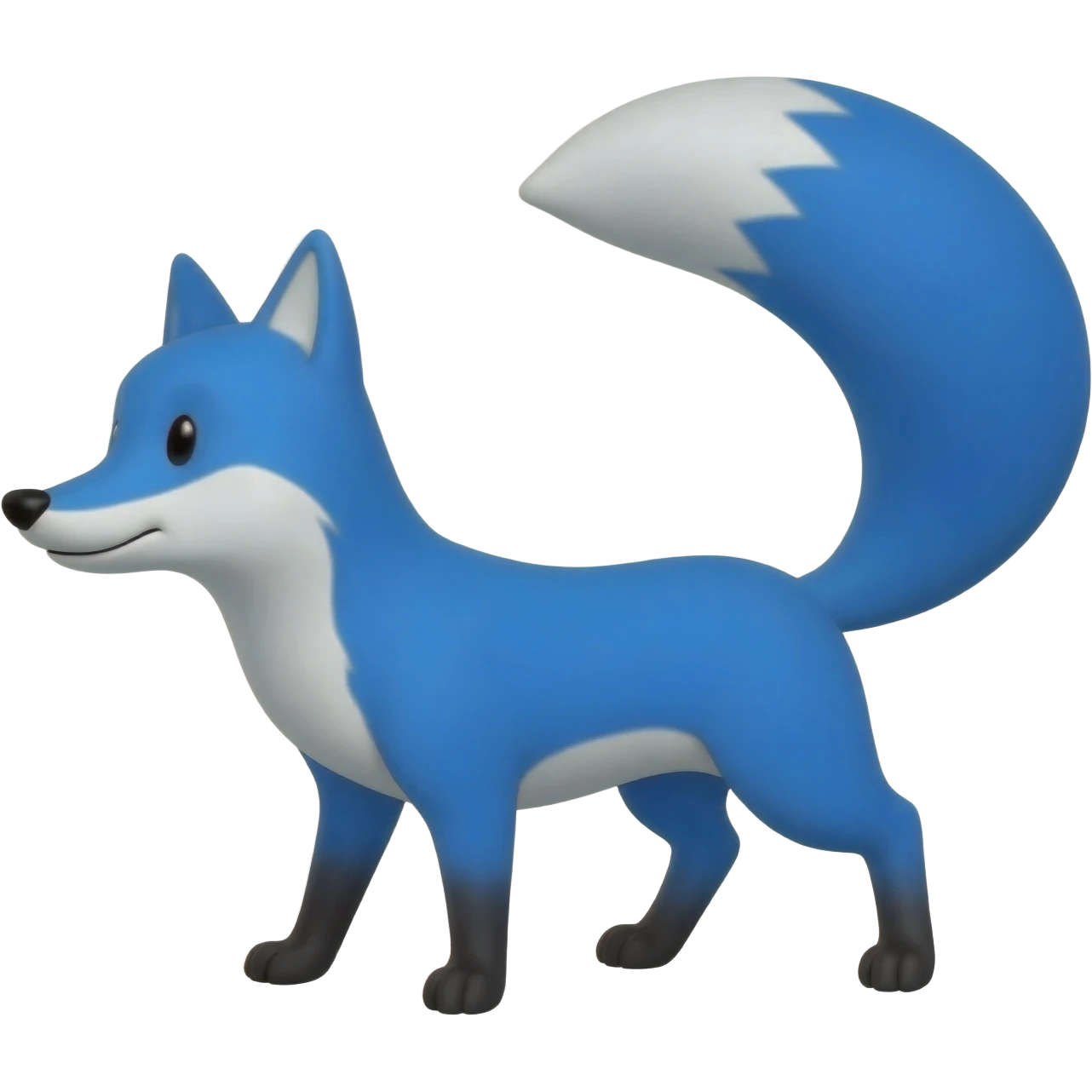 blue fox scoring emoji