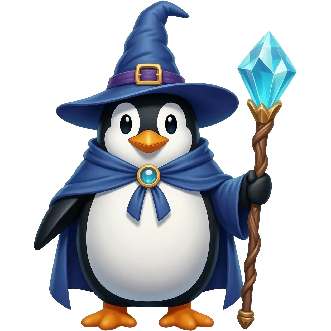 Penguin Wizard emoji