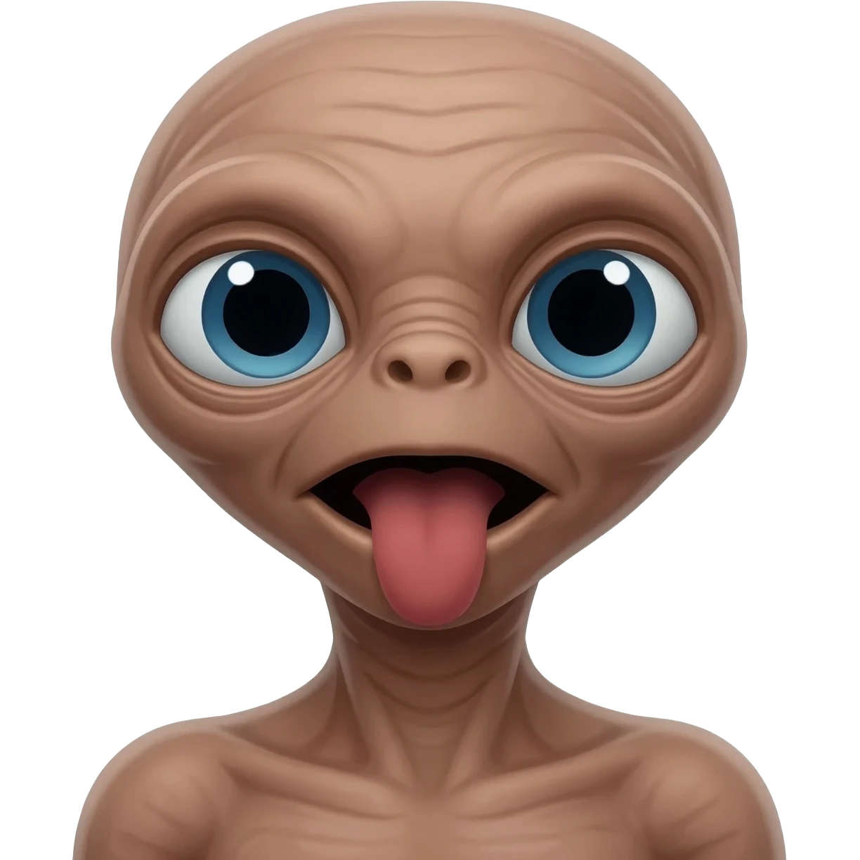 E.T. The Extra-Terrestrial from the movie throwing up emoji