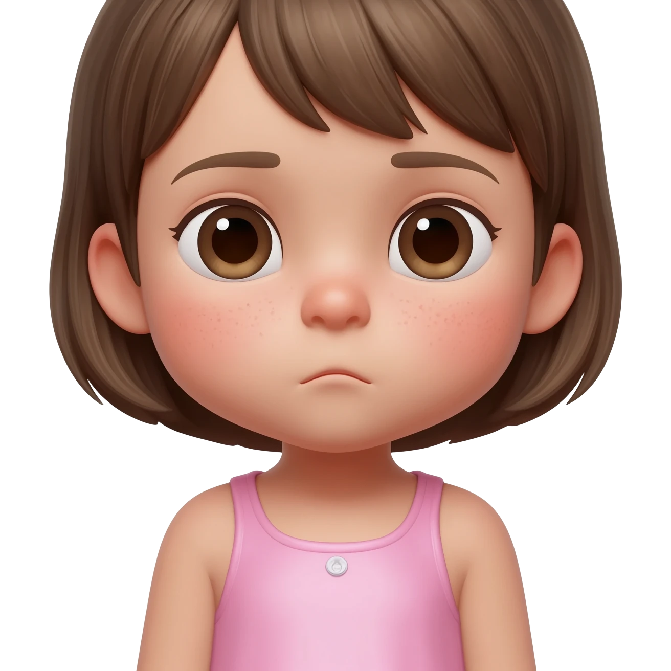 6 year old girl hyper-realistic peeing vagina emoji