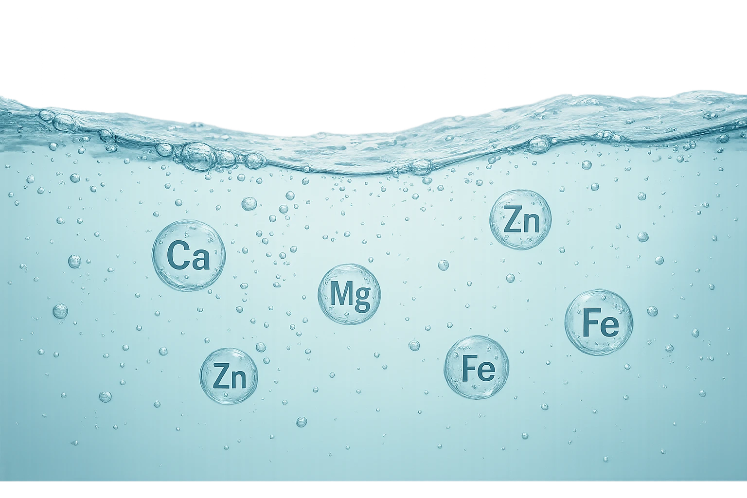 focus sull'acqua a tutto schermo e i micronutrienti contenuti in essa emoji