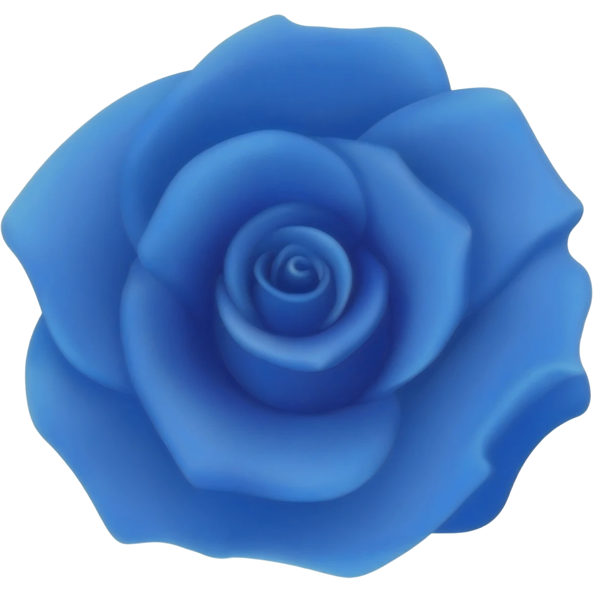 Blue rose emoji