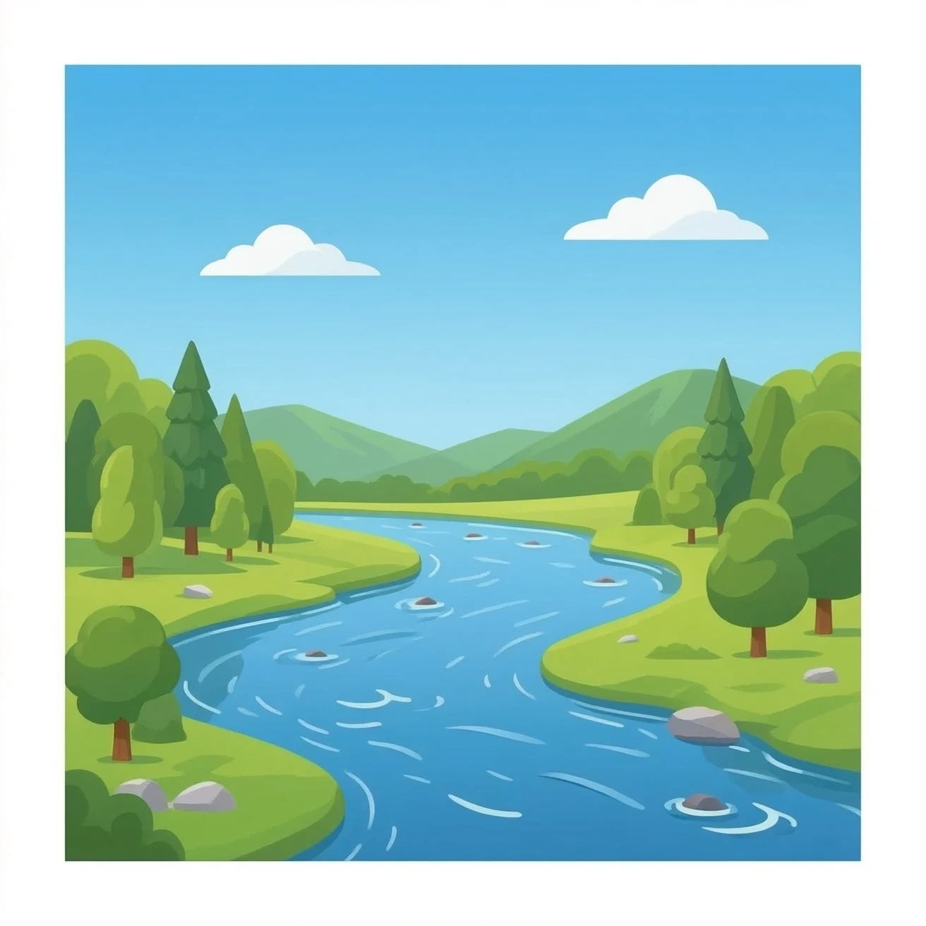 layer of rriver emoji