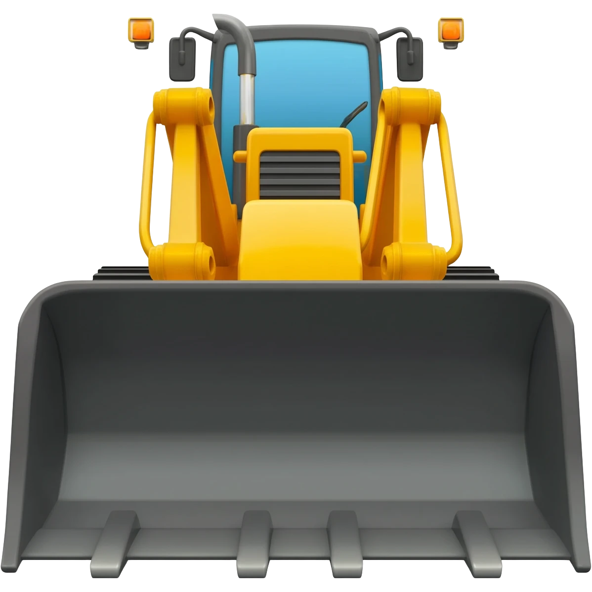 Bulldozer emoji