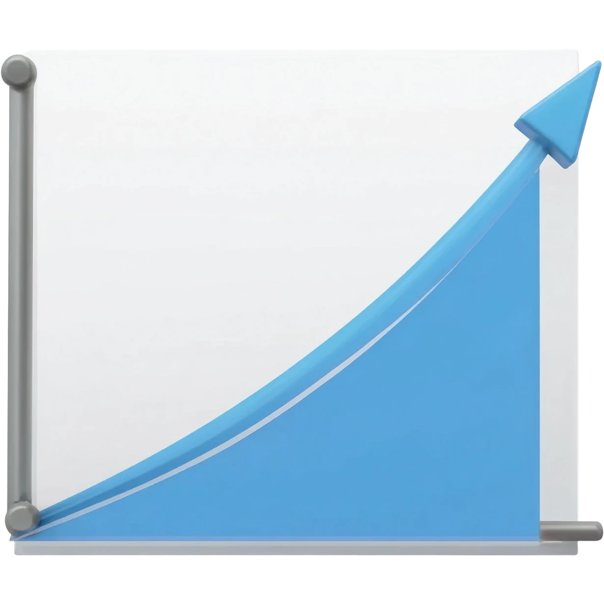 una grafica subiendo emoji