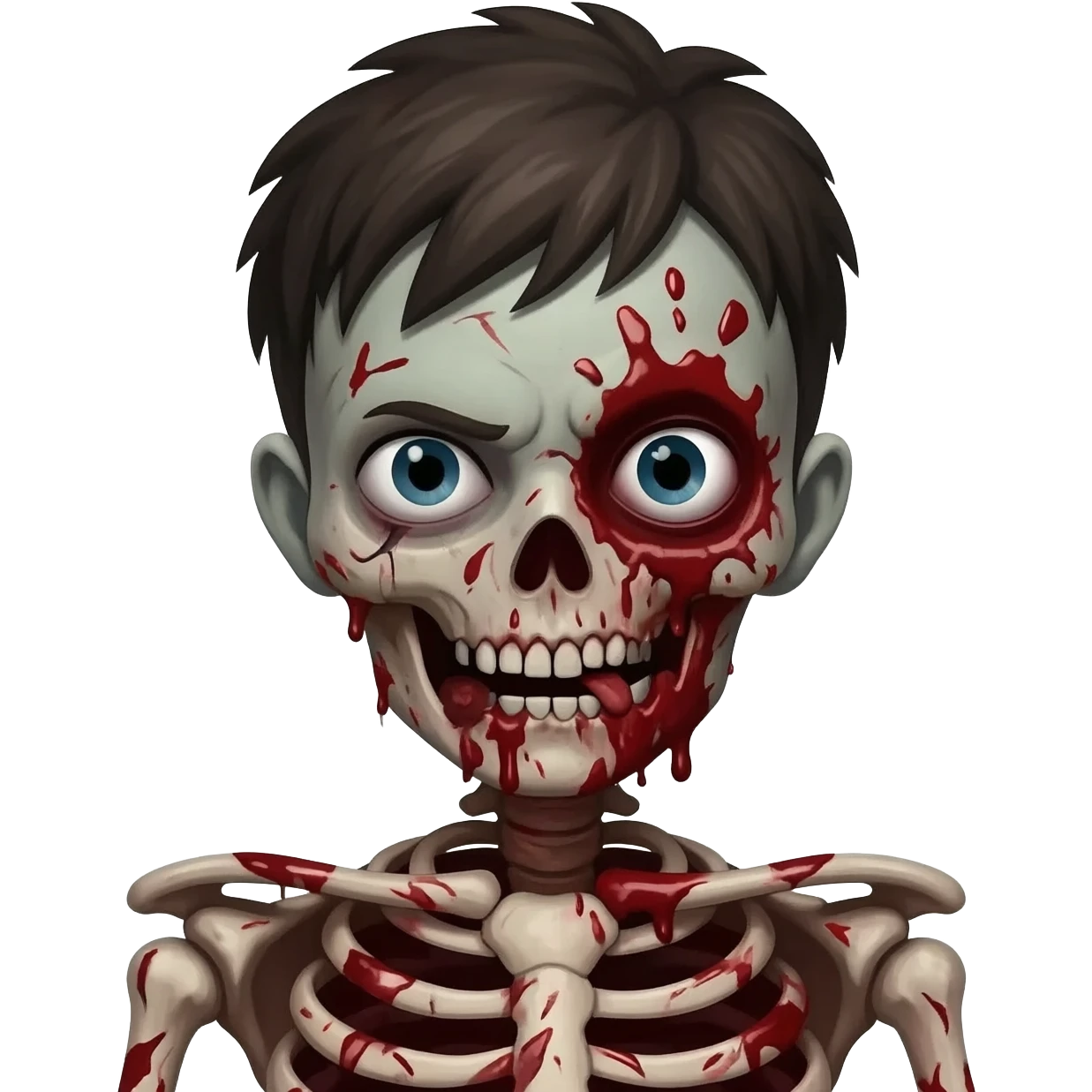 Zombie  bloody emoji