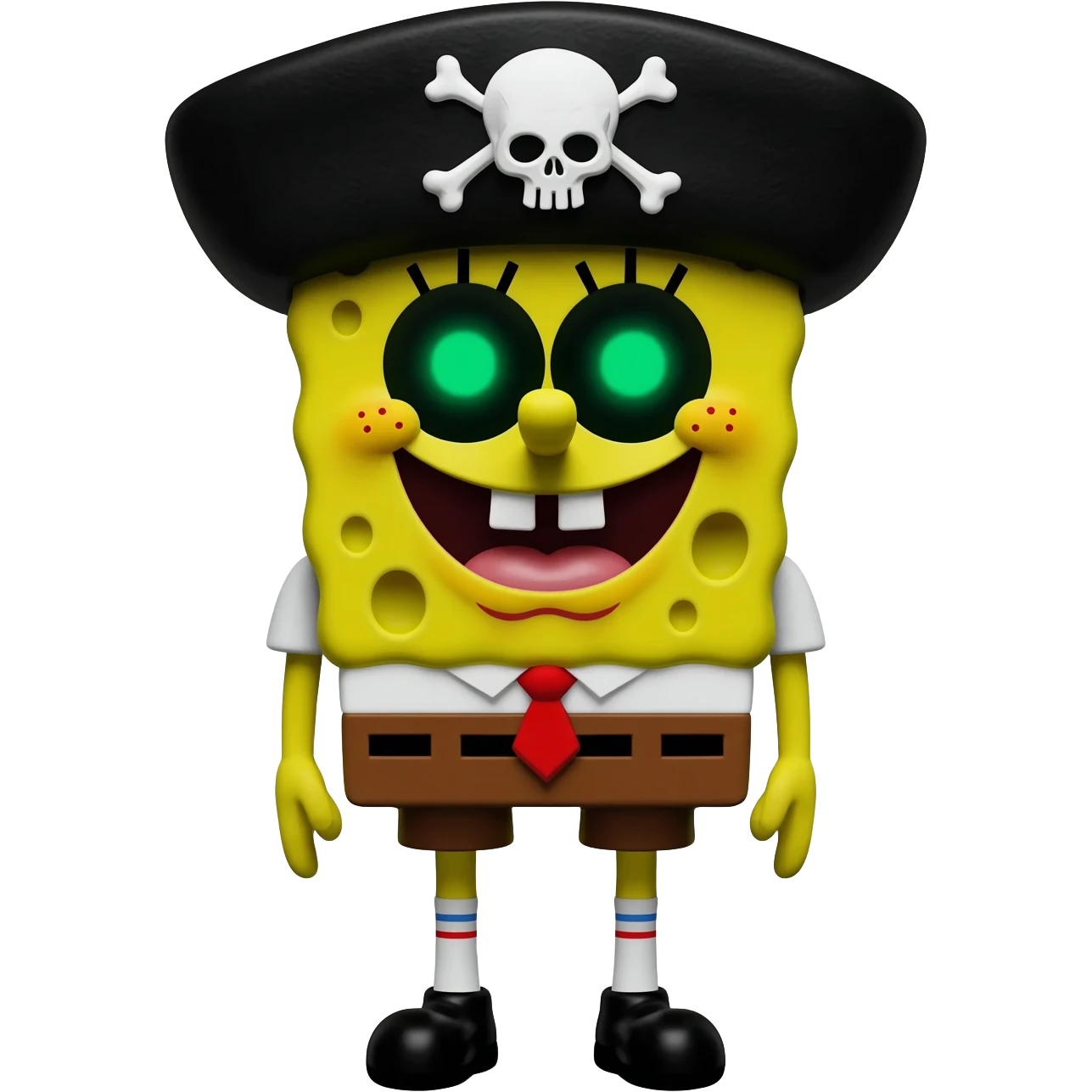 Evil Spongebob doll emoji