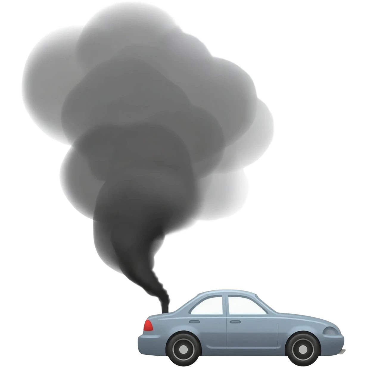 car pollution emoji